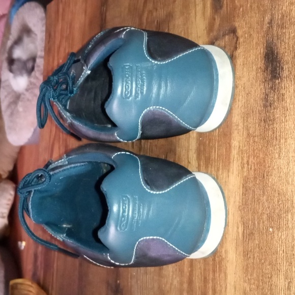 EUC VINTAGE COACH NAVY SNEAKERS 10 women - Picture 4 of 7